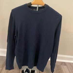 Zara Man Dark Blue Knitwear